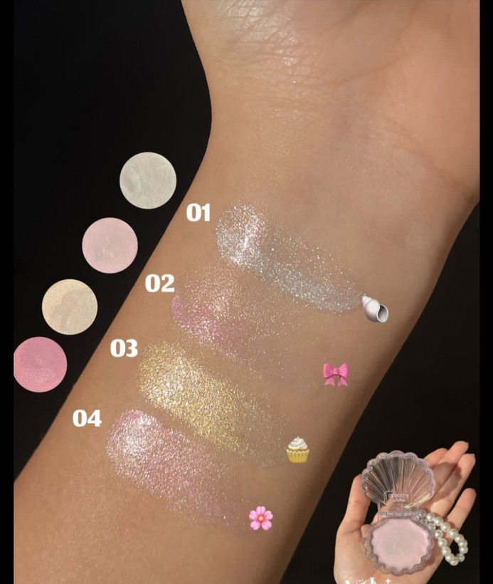 هایلایتر صدفی اولیبولا آویزدار Shell Highlighter Balm Olibolla