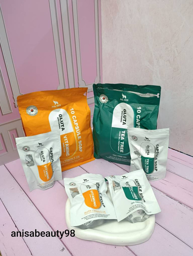صابون کپسولی گلوتاتیون کره ای/ فیل اسکین اورجینال