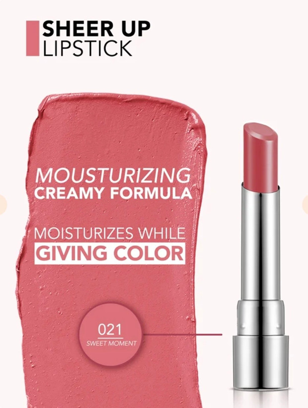 رژ جامد خیس شیر آپ/sheer up lipstick