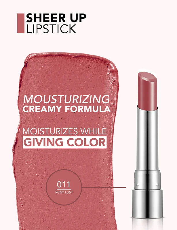 رژ جامد خیس شیر آپ/sheer up lipstick