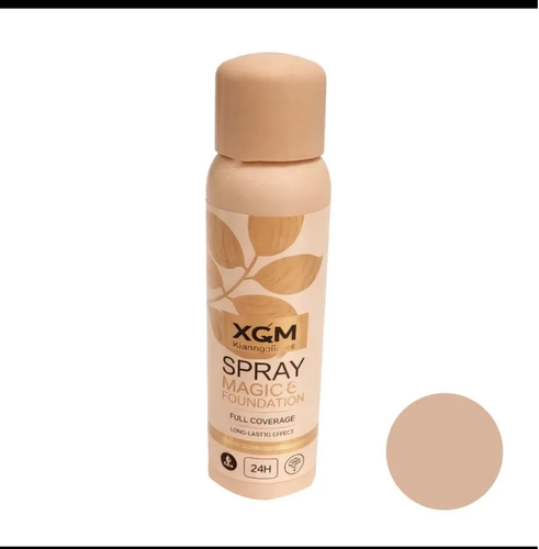 اسپری کرمپودری XQM | Spray Magic Foundation شماره 01 مناسب برای انواع پوست حجم 180 میلی لیتر